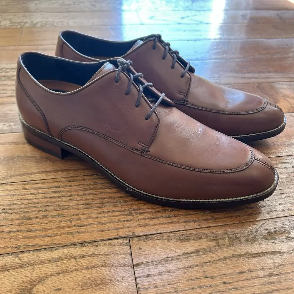 NEW Cole Haan Grand OS Lenox Hill Split-Toe Oxford Dress Shoes Men's Size 9M